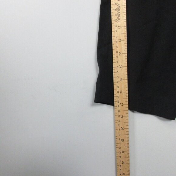 Club Monaco Dress Pants Trousers Women 4 Black Straight Leg High Rise Casual 306 - Picture 7 of 9